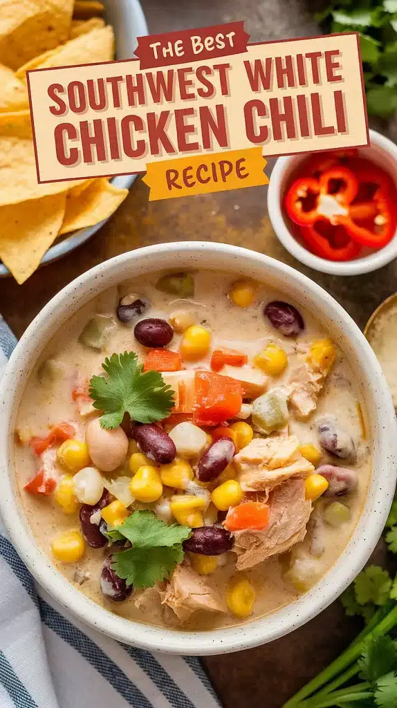 Southwest White Chicken Chili Recipe Made Easy 1 Southwest White Chicken Chili Recipe