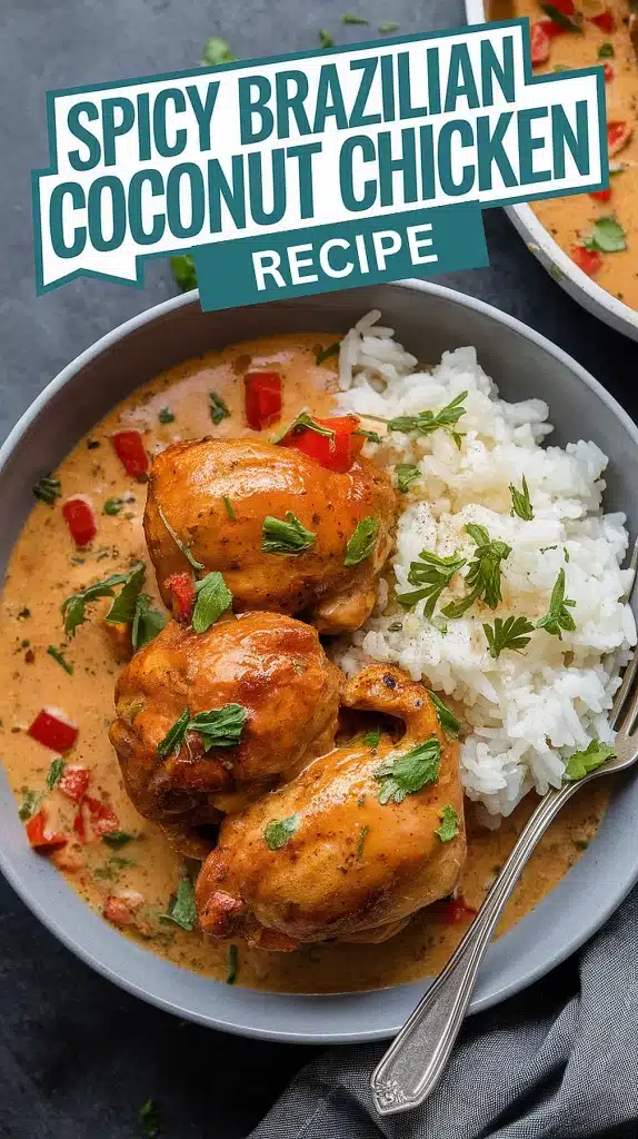 Spicy Brazilian Coconut Chicken Recipe