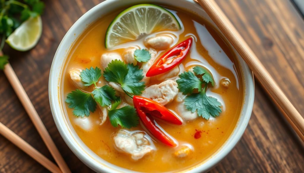 Thai Coconut Chicken Soup (Tom Kha Gai)