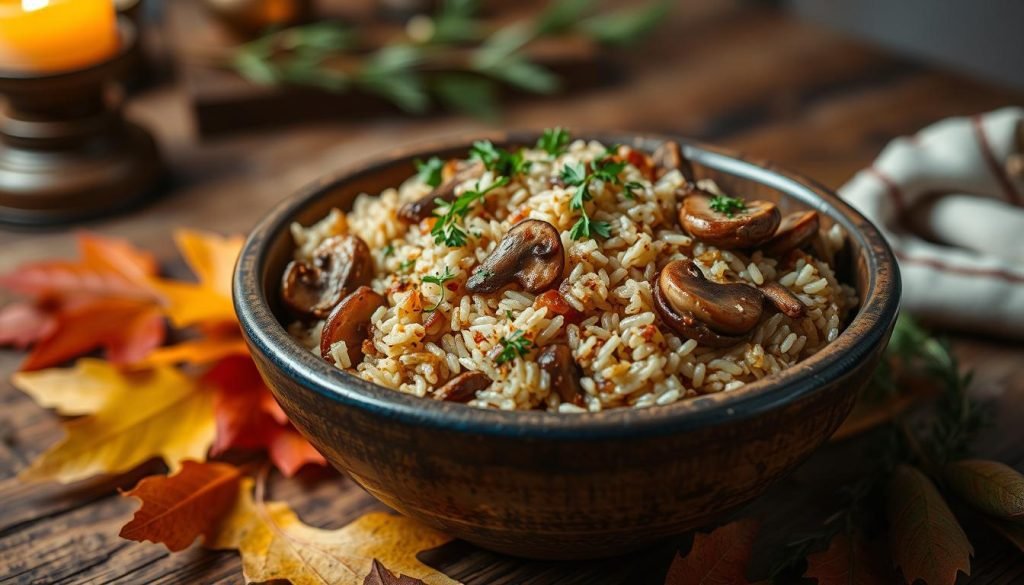 Wild Rice and Mushroom Stuffing