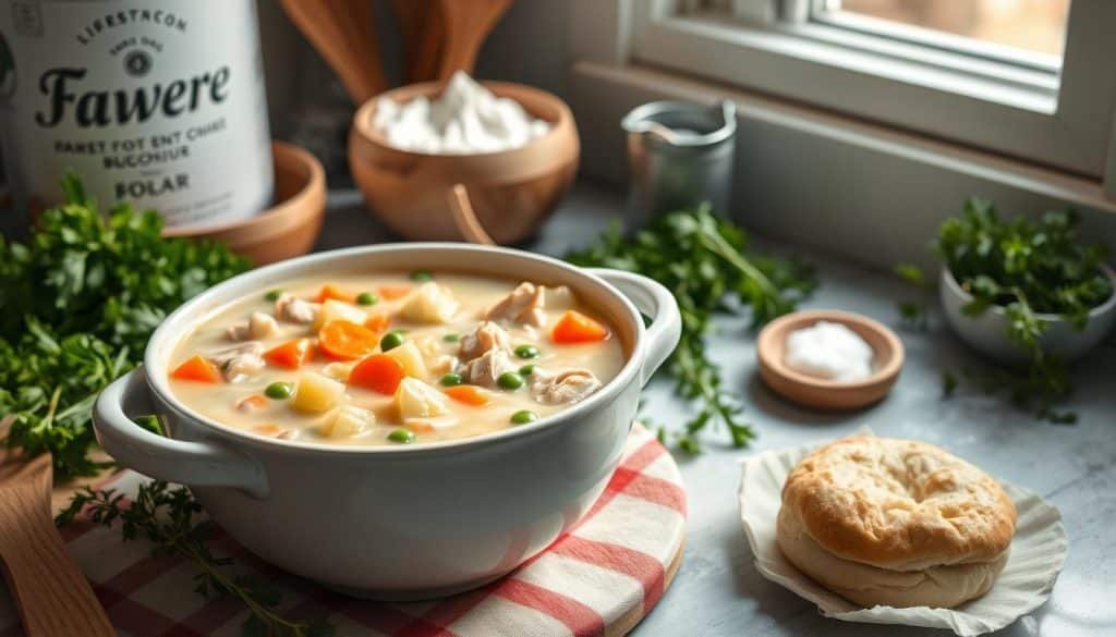 chicken pot pie soup recipe