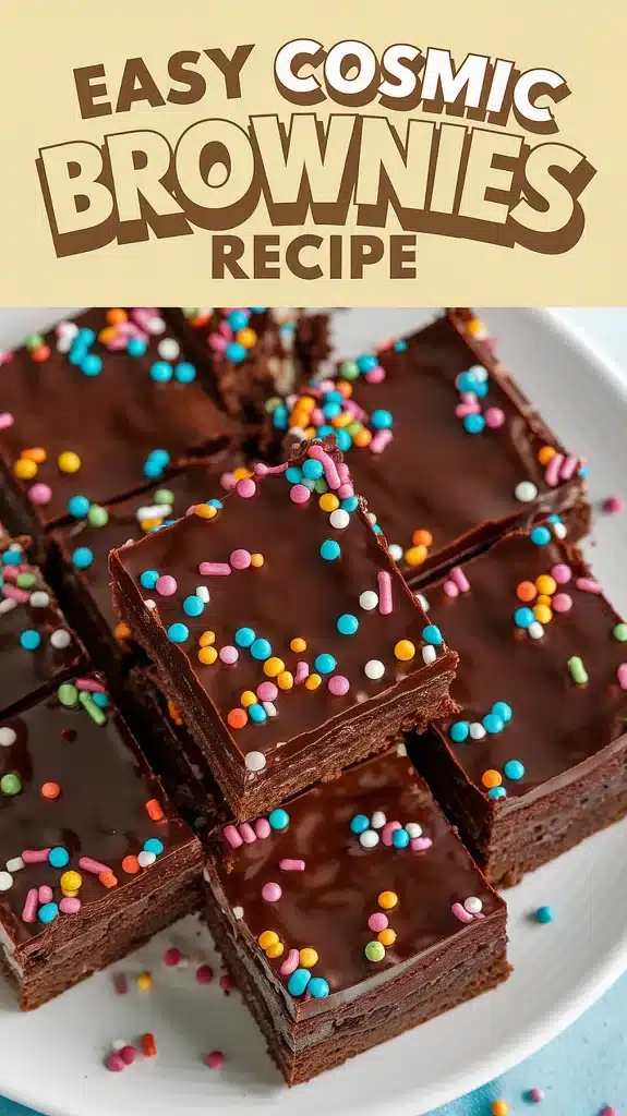 Cosmic Brownies: A Sweet Journey Through Space! 1 cosmic brownies