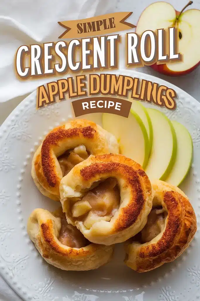 crescent roll apple dumplings