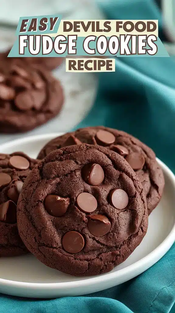 devils food fudge cookies
