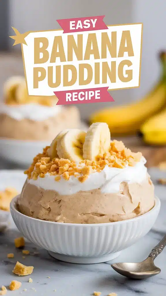 Easy Banana Pudding Recipe Ready in 15 Minutes 1 easy banana pudding