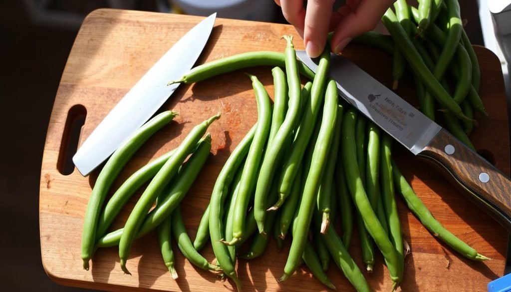green bean preparation