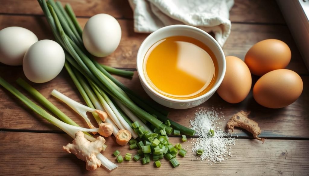 ingredients for Egg Drop Soup