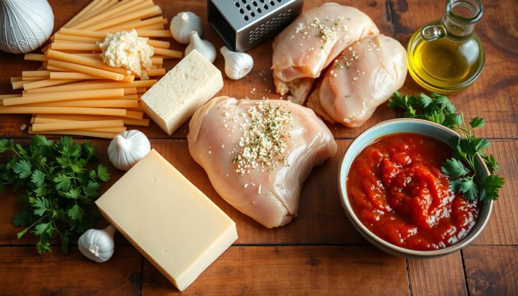 ingredients for pasta bake