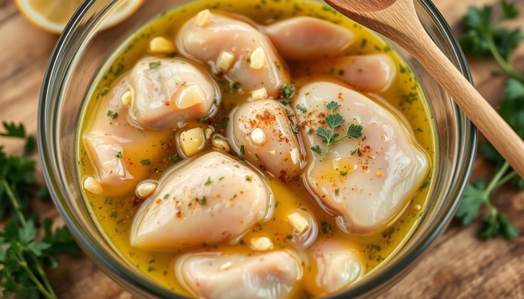 marinating chicken