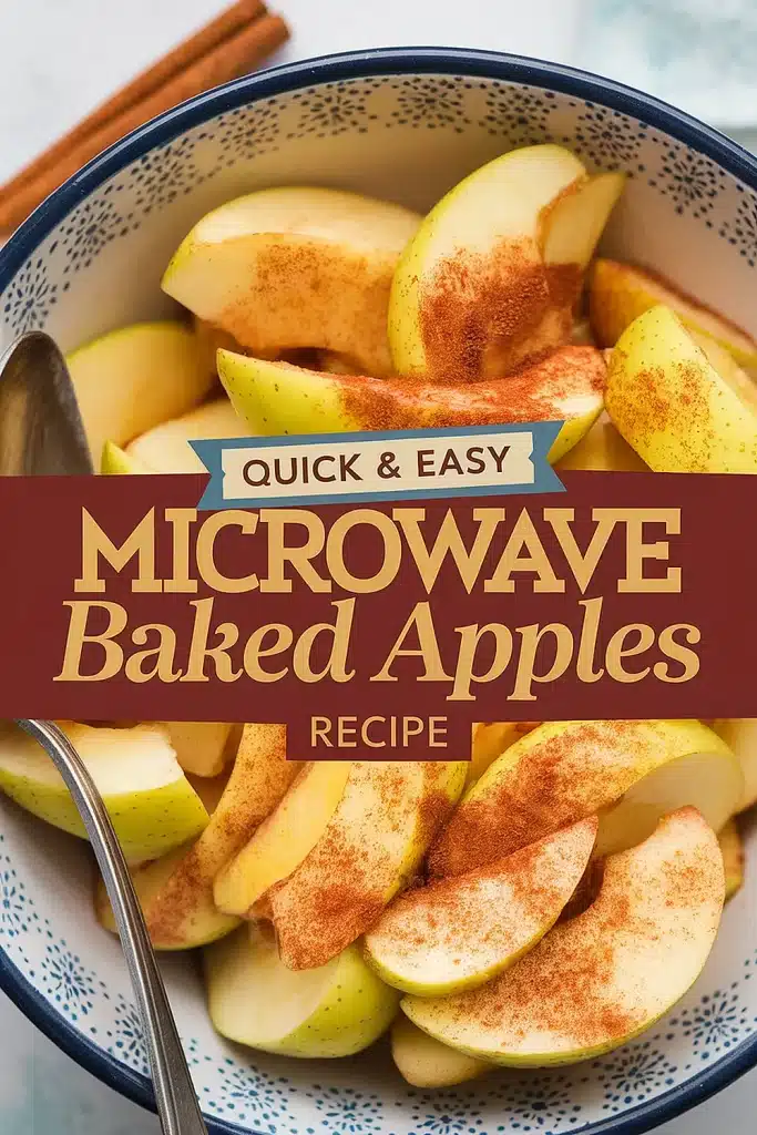 microwave baked apples