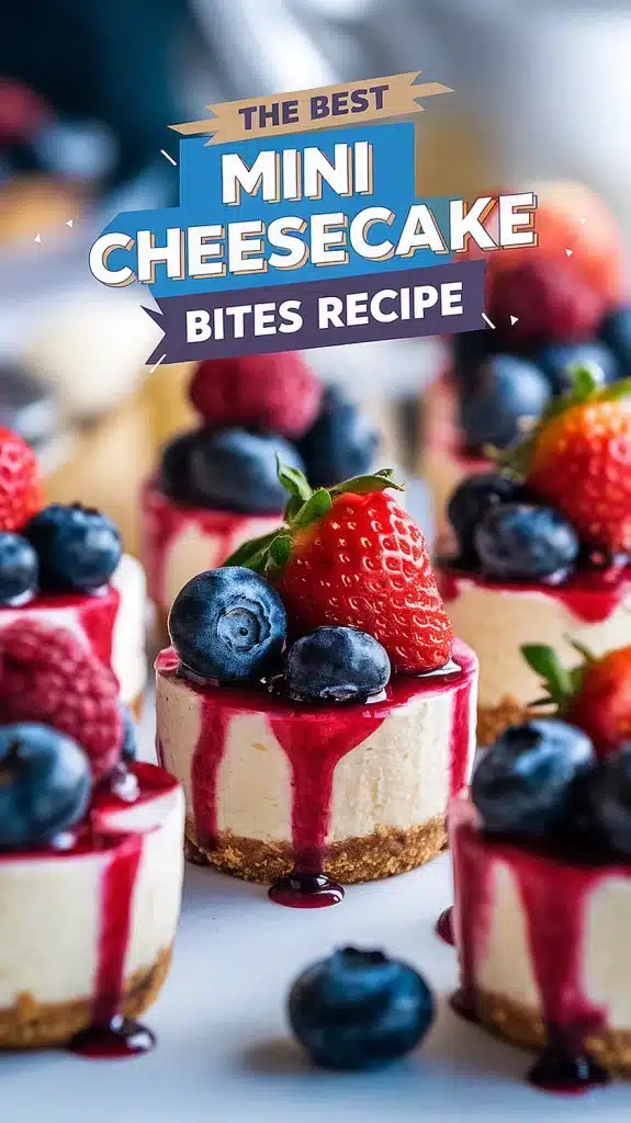 mini cheesecake bites