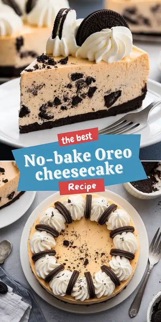 Easy No Bake Oreo Cheesecake Recipe 1 no bake oreo cheesecake
