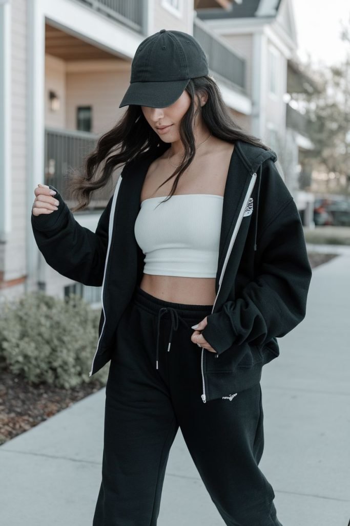 outfit inspo casual hoodie