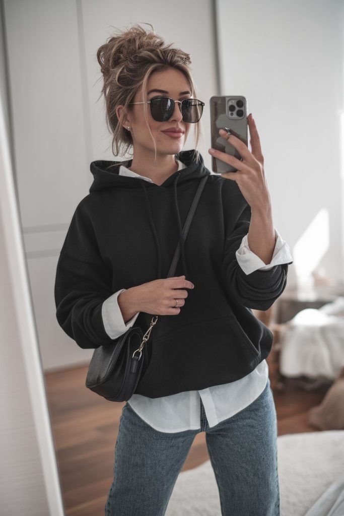outfit inspo casual hoodie