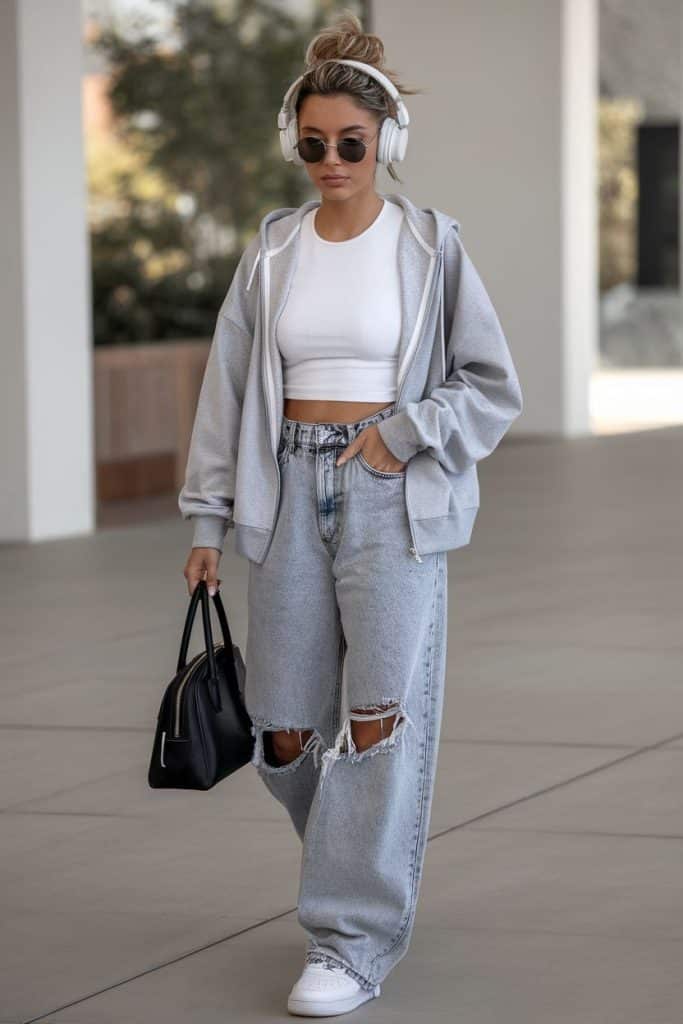 outfit inspo casual hoodie