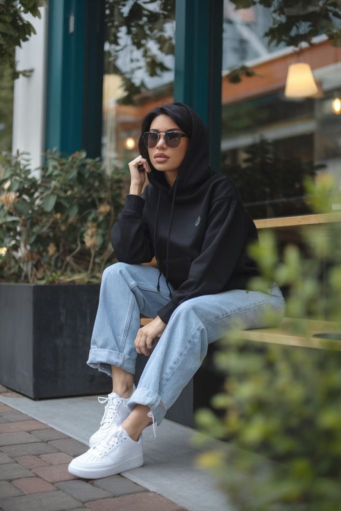 outfit inspo casual hoodie