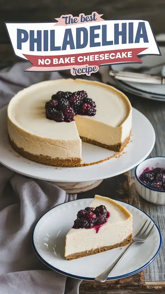 Easy Philadelphia No Bake Cheesecake Recipe 1 philadelphia no bake cheesecake