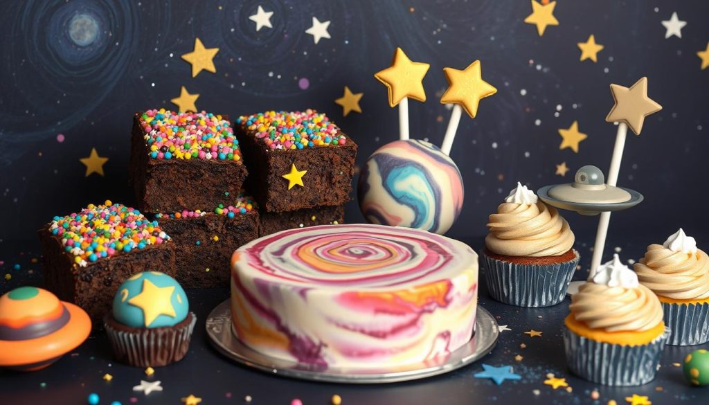 space-themed desserts