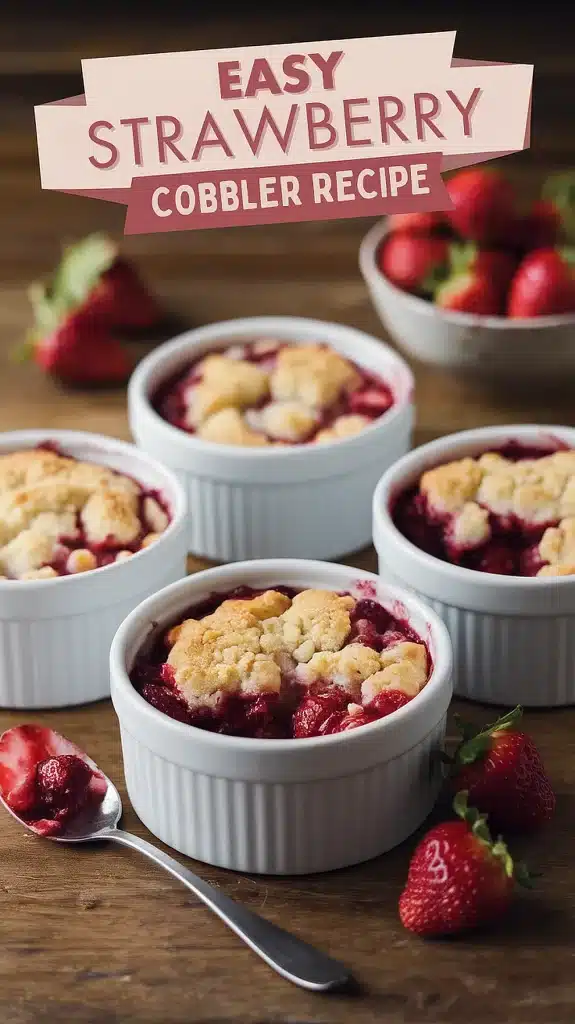 Easy Strawberry Cobbler with Fresh Summer Berries 1 strawberry cobbler