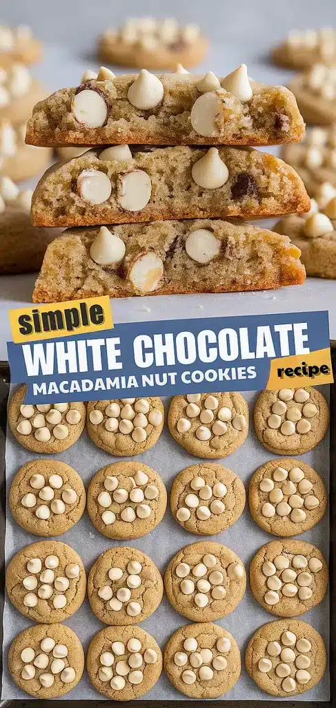 white chocolate macadamia nut cookies
