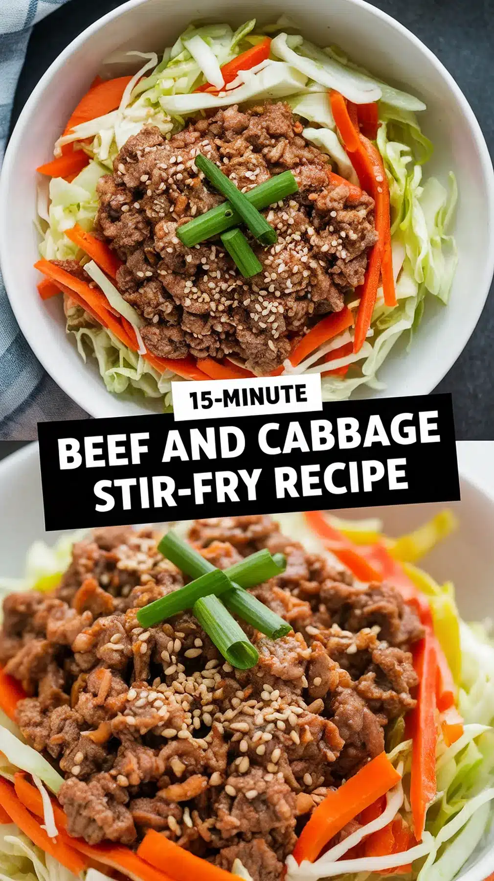 15-Minute Beef and Cabbage Stir-Fry 1 15-Minute Beef and Cabbage Stir-Fry