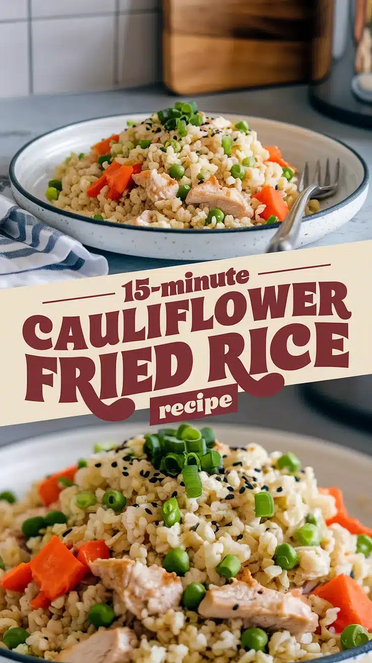 15-Minute Cauliflower Fried Rice