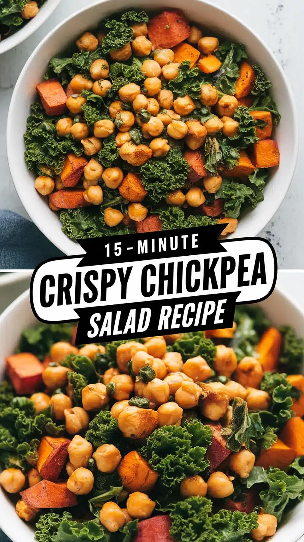 15-Minute Crispy Chickpea Salad 1 15-Minute Crispy Chickpea Salad