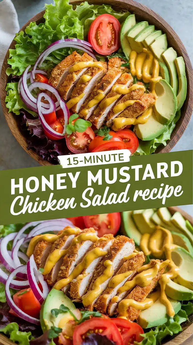 15-Minute Honey Mustard Chicken Salad