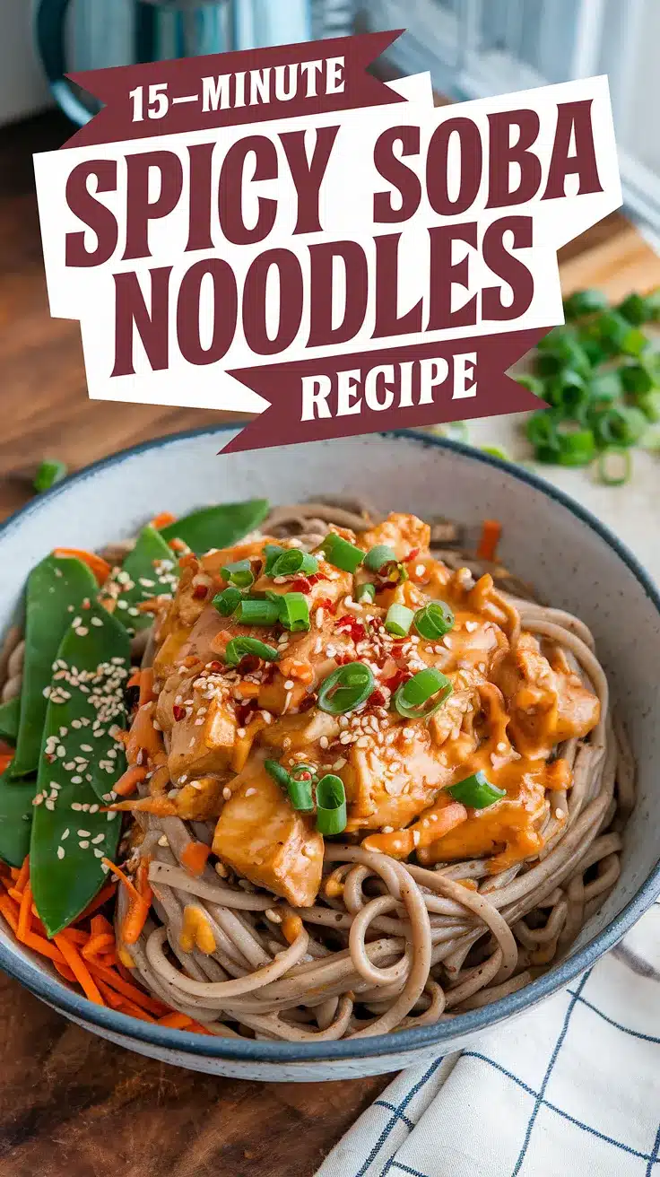 15-Minute Spicy Soba Noodles