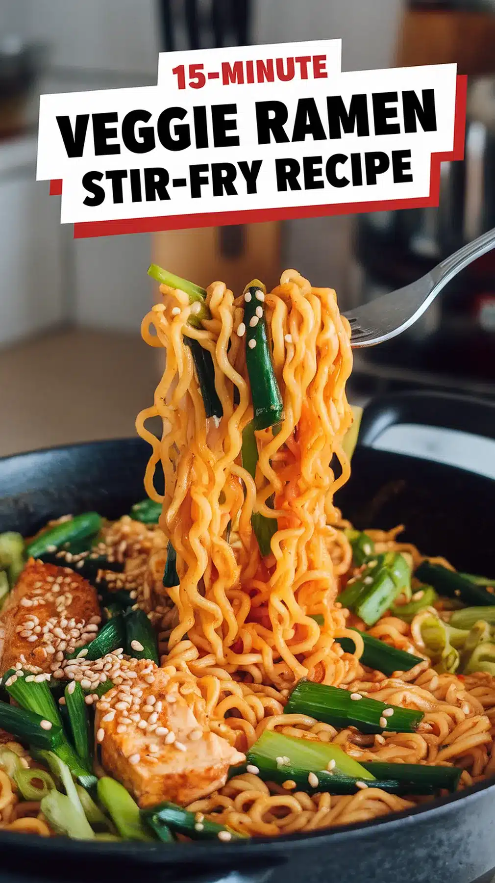 15-Minute Veggie Ramen Stir-Fry