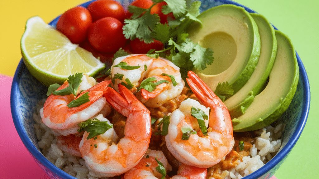 15-Minute Chili Lime Shrimp Bowls