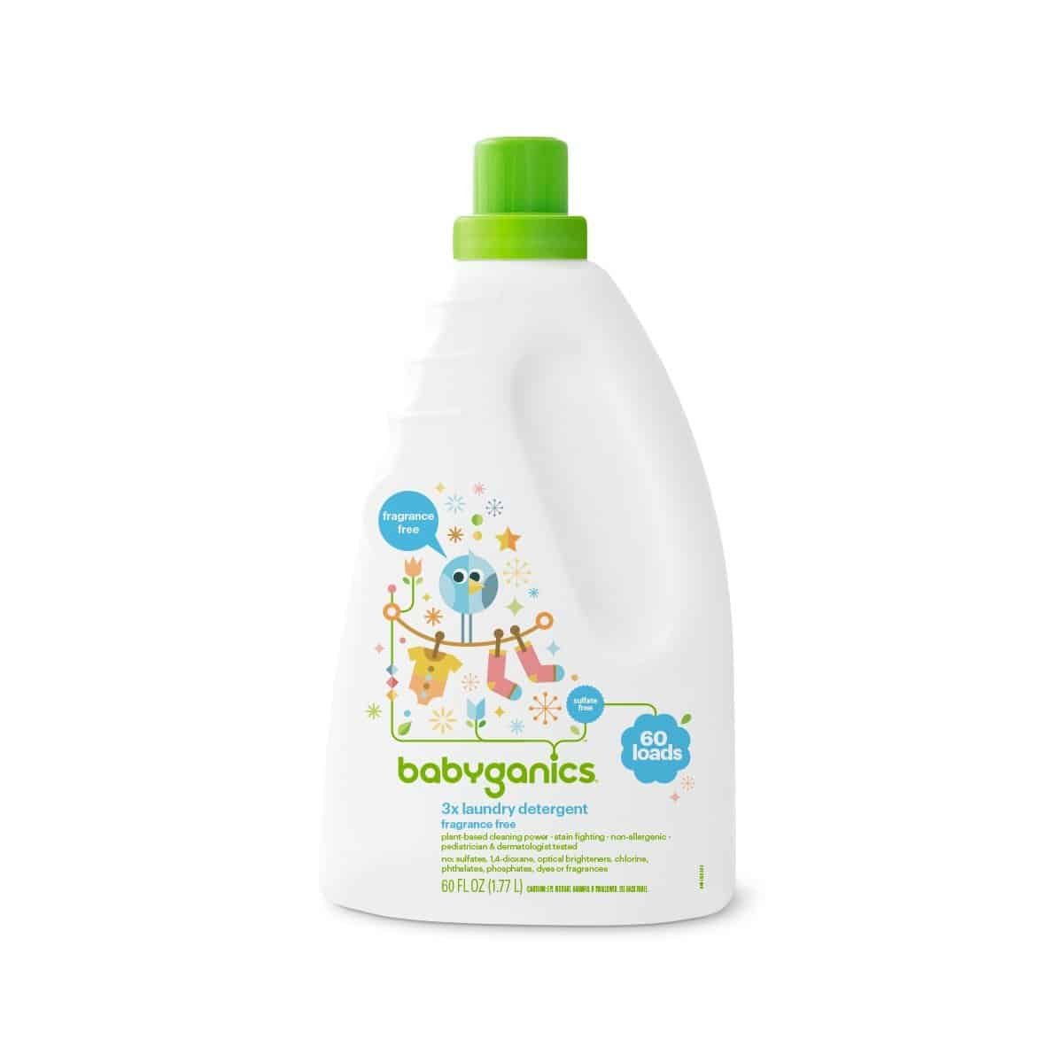 Babyganics 3X Baby Laundry Detergent best baby detergent