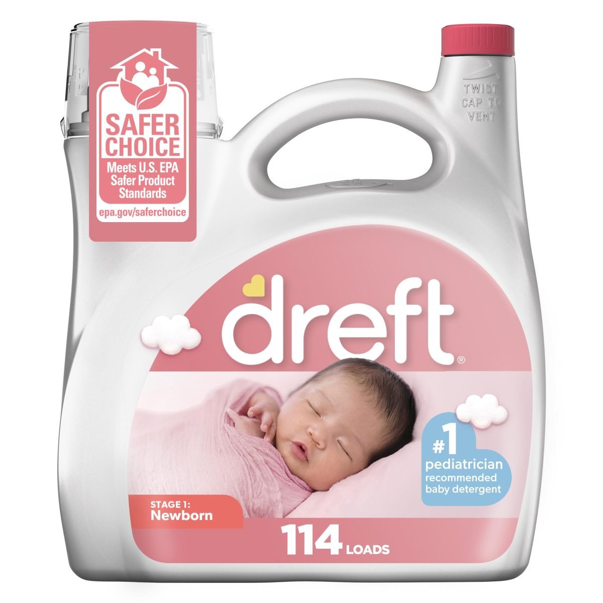 Dreft Stage 1: Newborn Baby Liquid Laundry Detergent