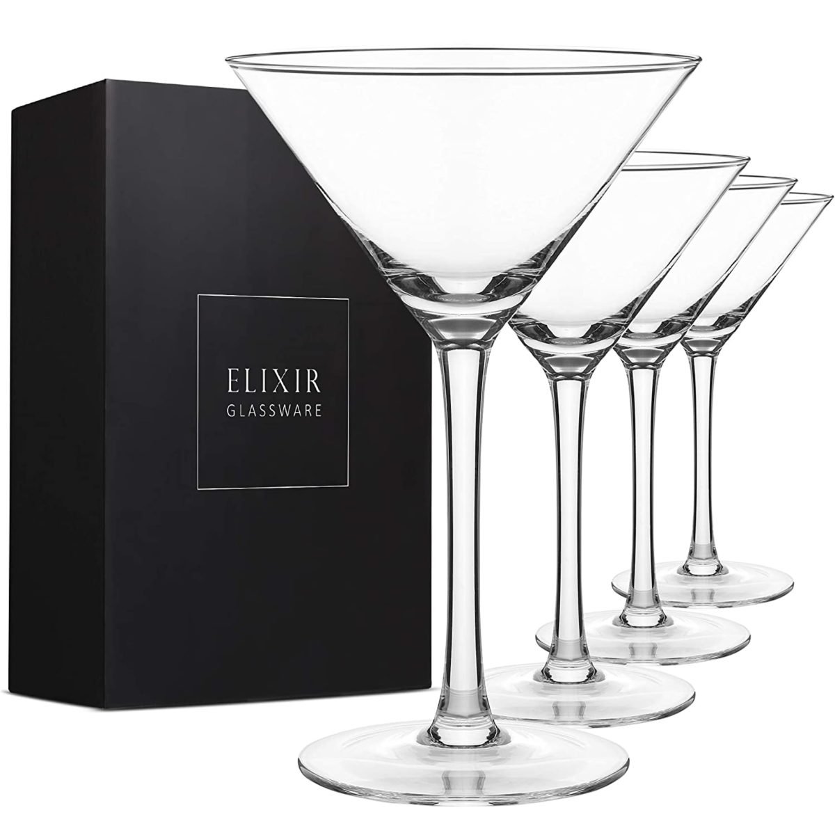 ELIXIR GLASSWARE Martini Glasses Set of 4