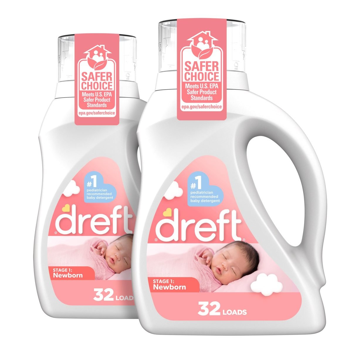 Dreft Stage 1: Newborn Hypoallergenic Baby Laundry Detergent