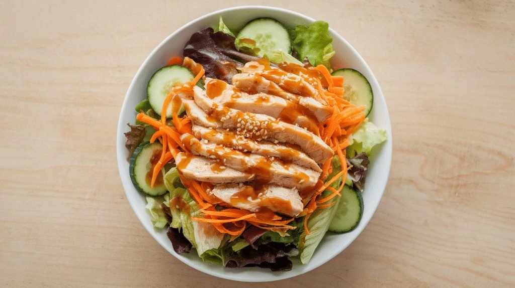 15-Minute Sesame Ginger Chicken Salad