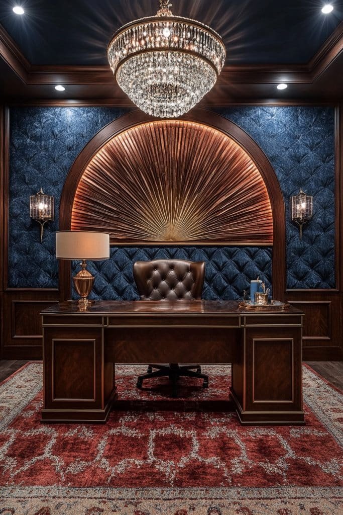 Art Deco Inspired Workspace