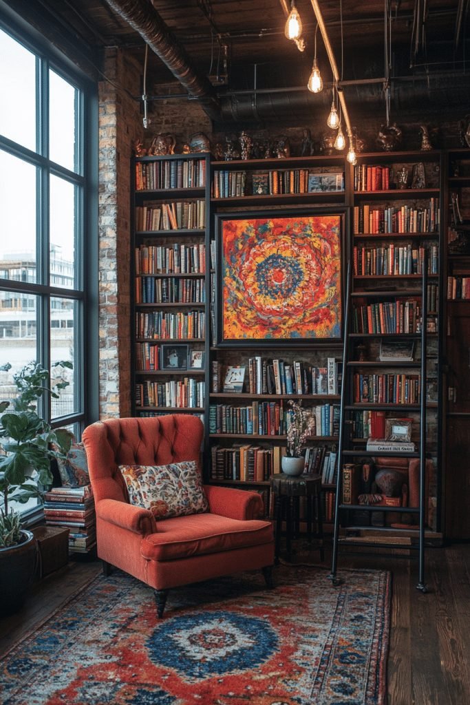 Artistic Loft Library