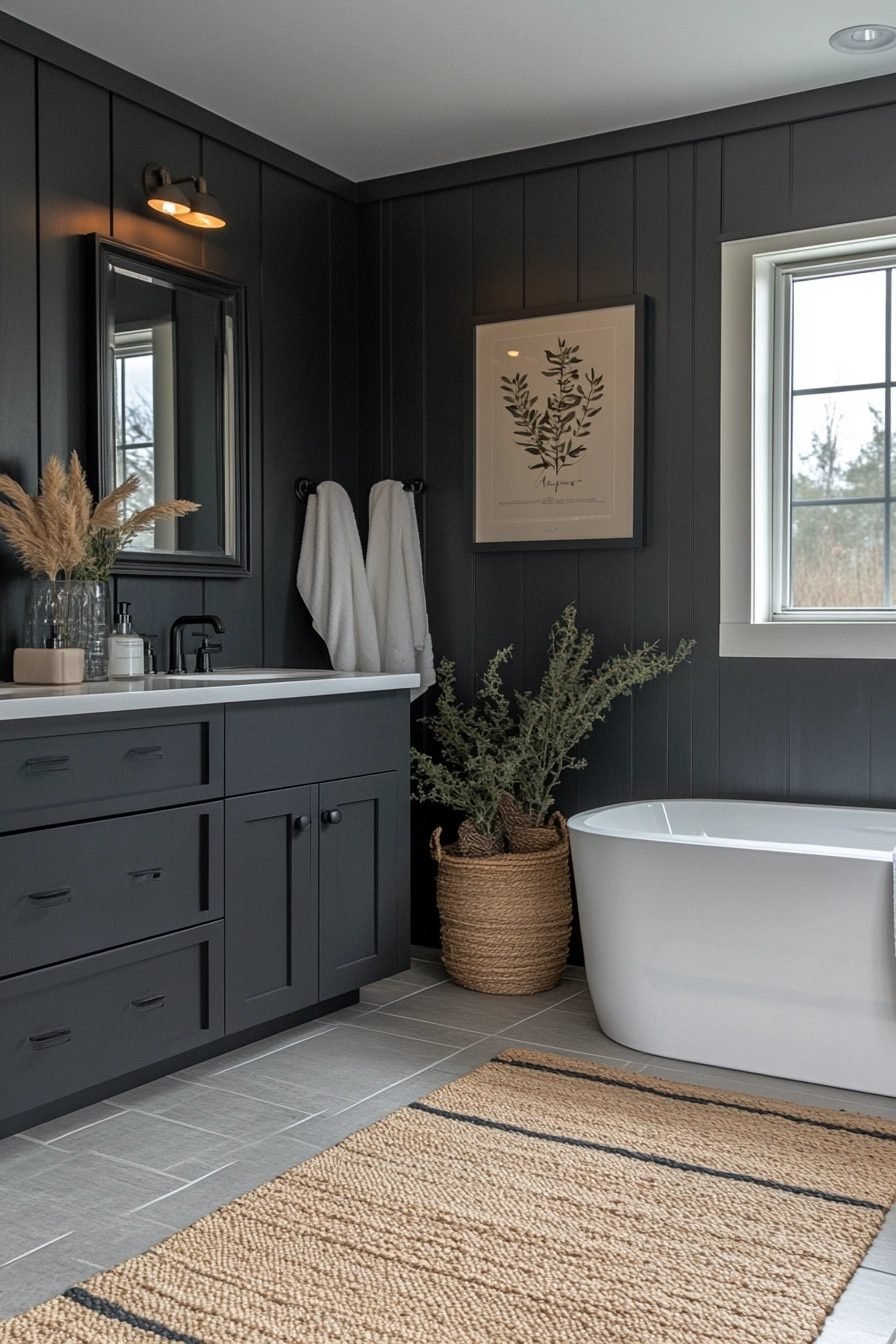 29 Black Bathroom Ideas For A Unique And Bold Statement - Courtneys World