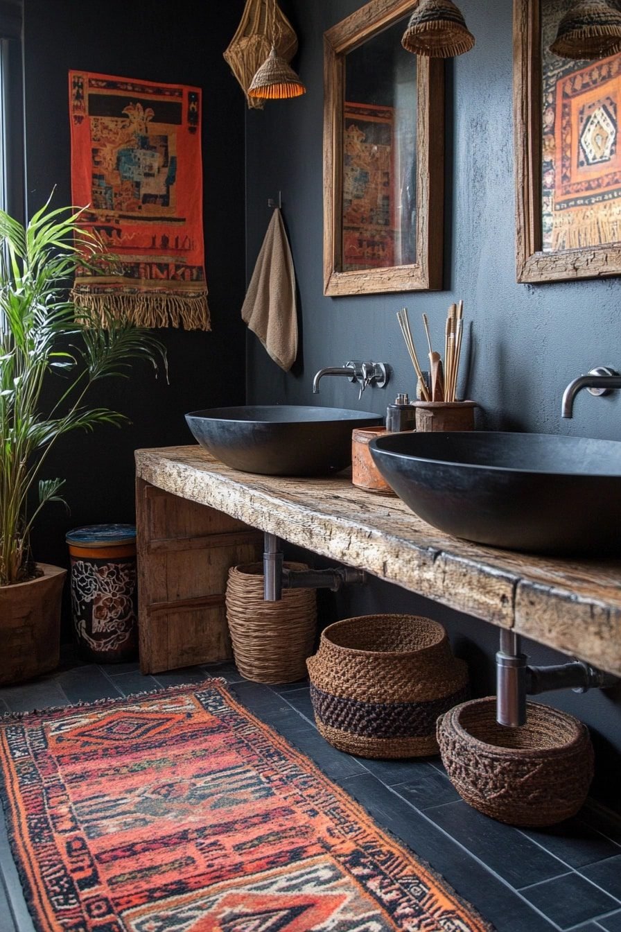 29 Black Bathroom Ideas For A Unique And Bold Statement - Courtneys World