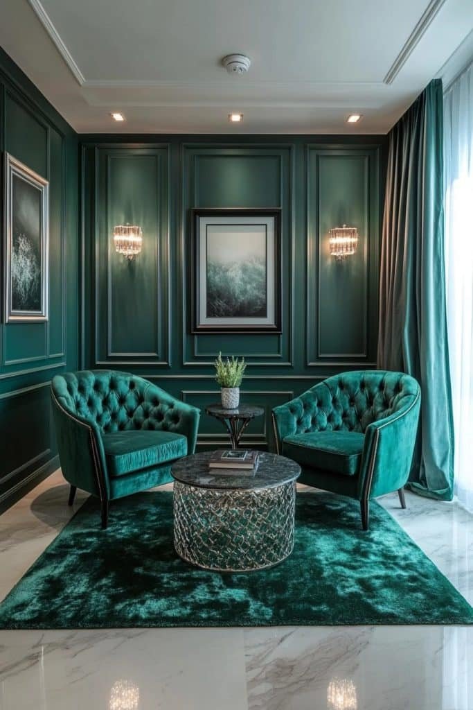 Bold Monochrome Statement Office