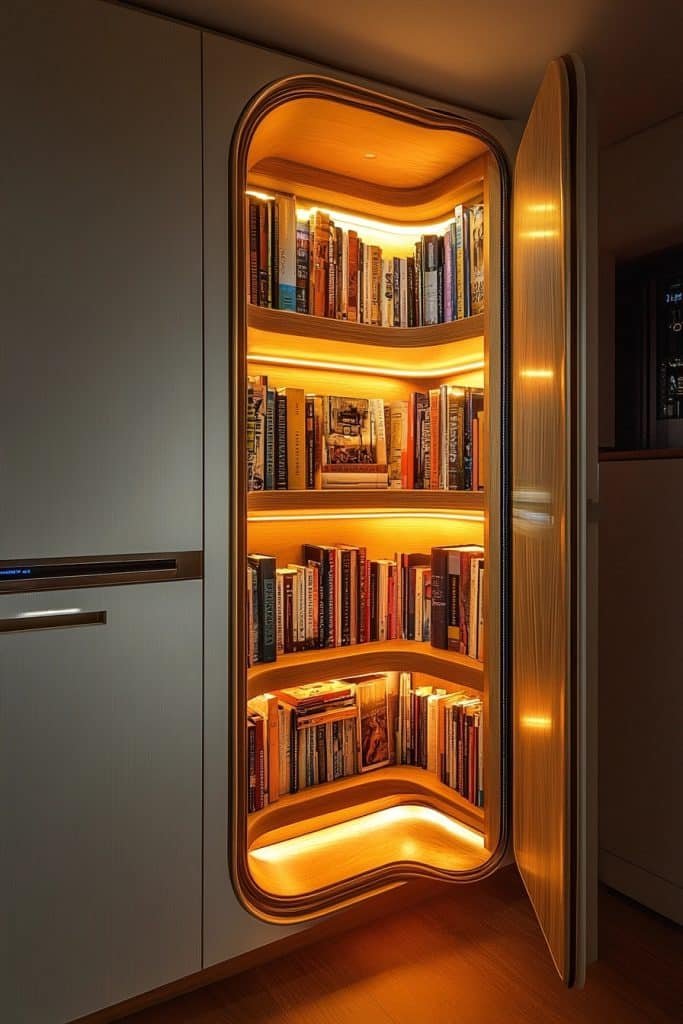Cabinet Door Book Nooks