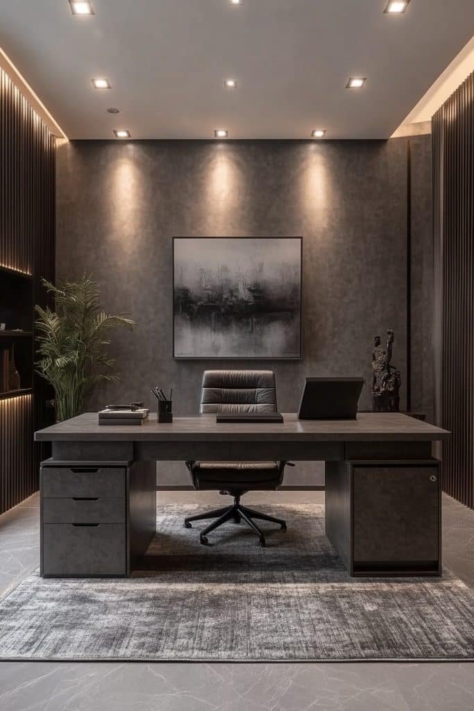 Chic Monochrome Palette Office