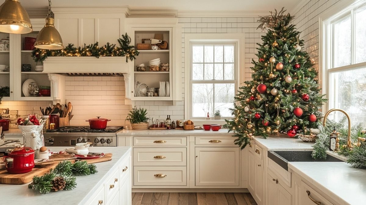 29 Christmas Kitchen Decor Ideas To Make Your Cooking Space Festive ...