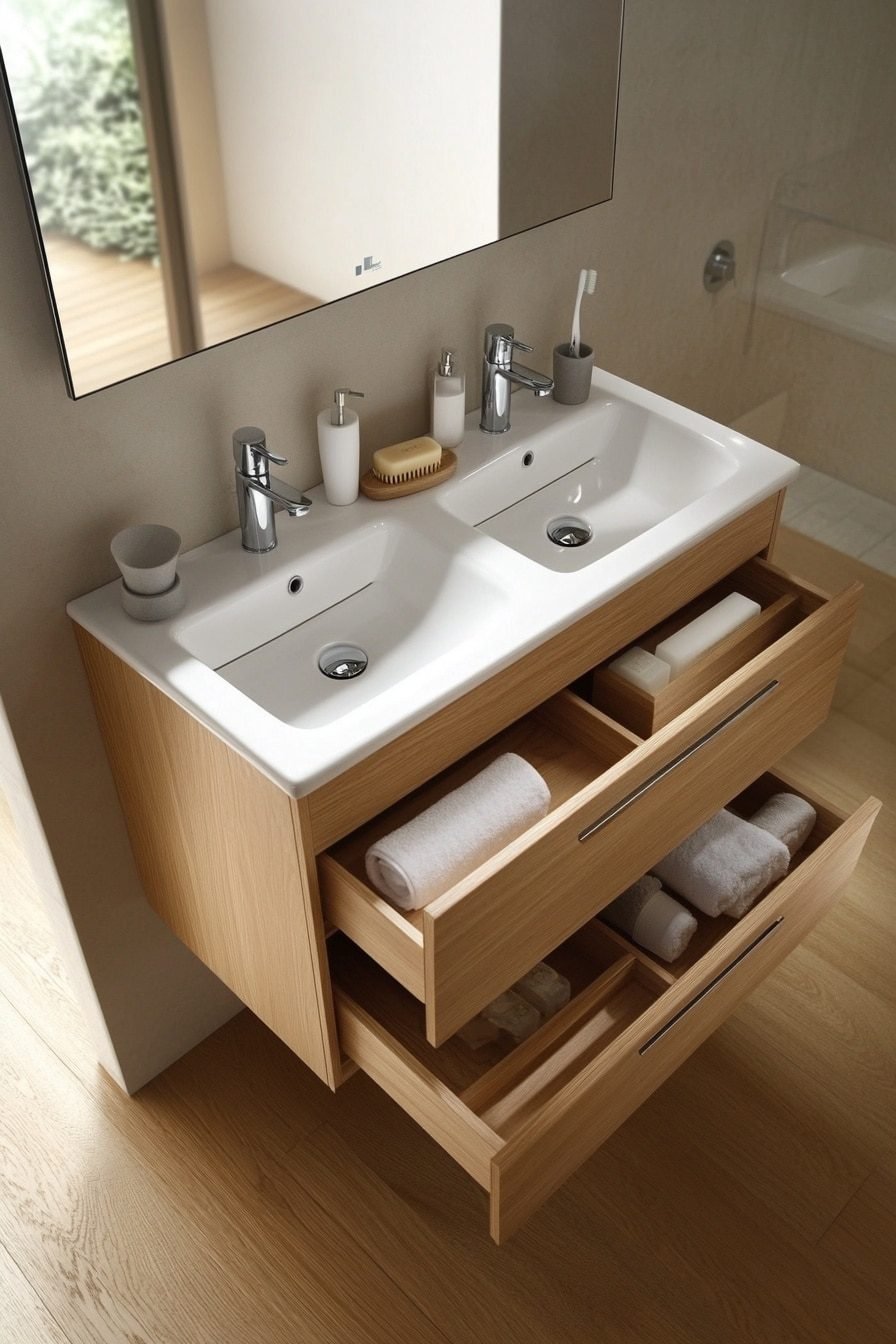 29 Double Sink Bathroom Vanity Ideas To Solve Morning Rush Problems ...