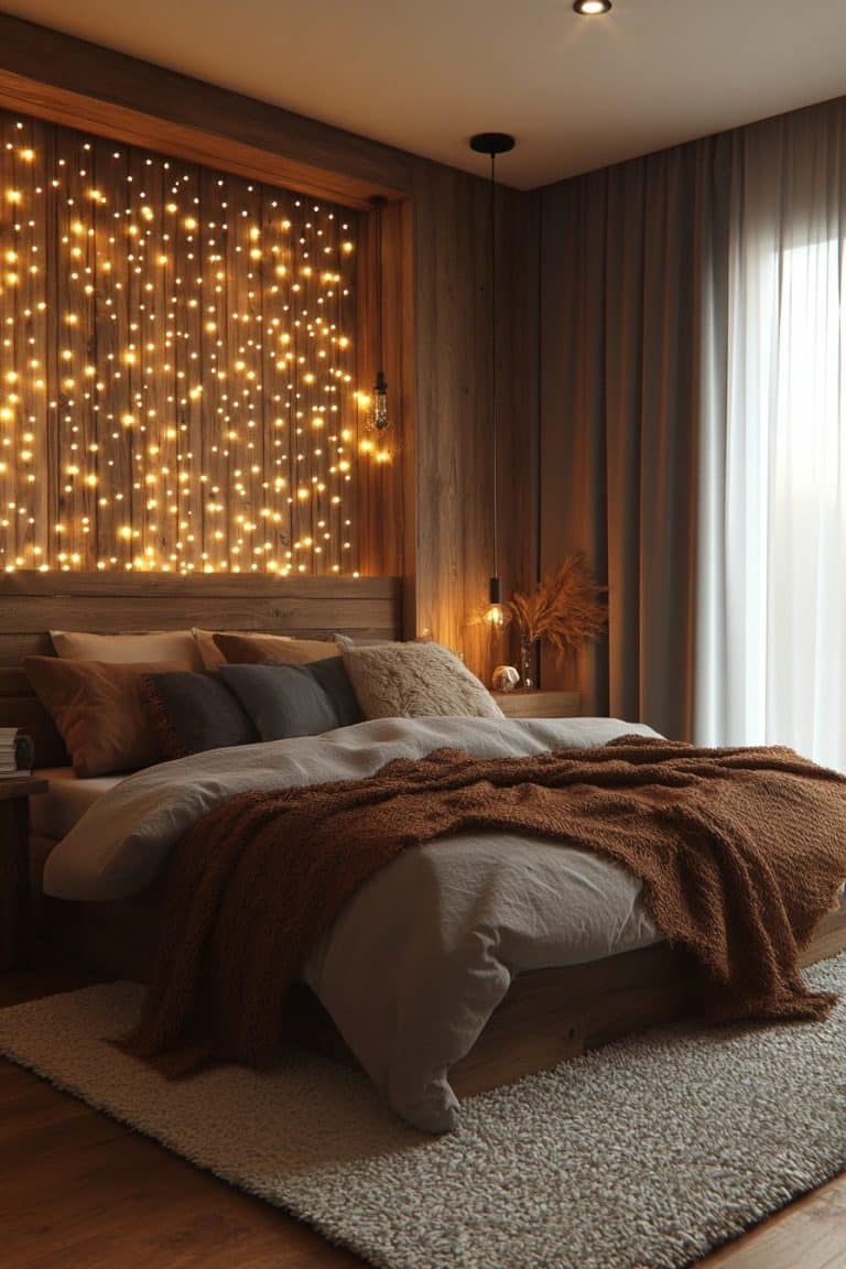 Visual Reference: 29 Boho Fairy Lights Bedroom Ideas To Add Whimsy And