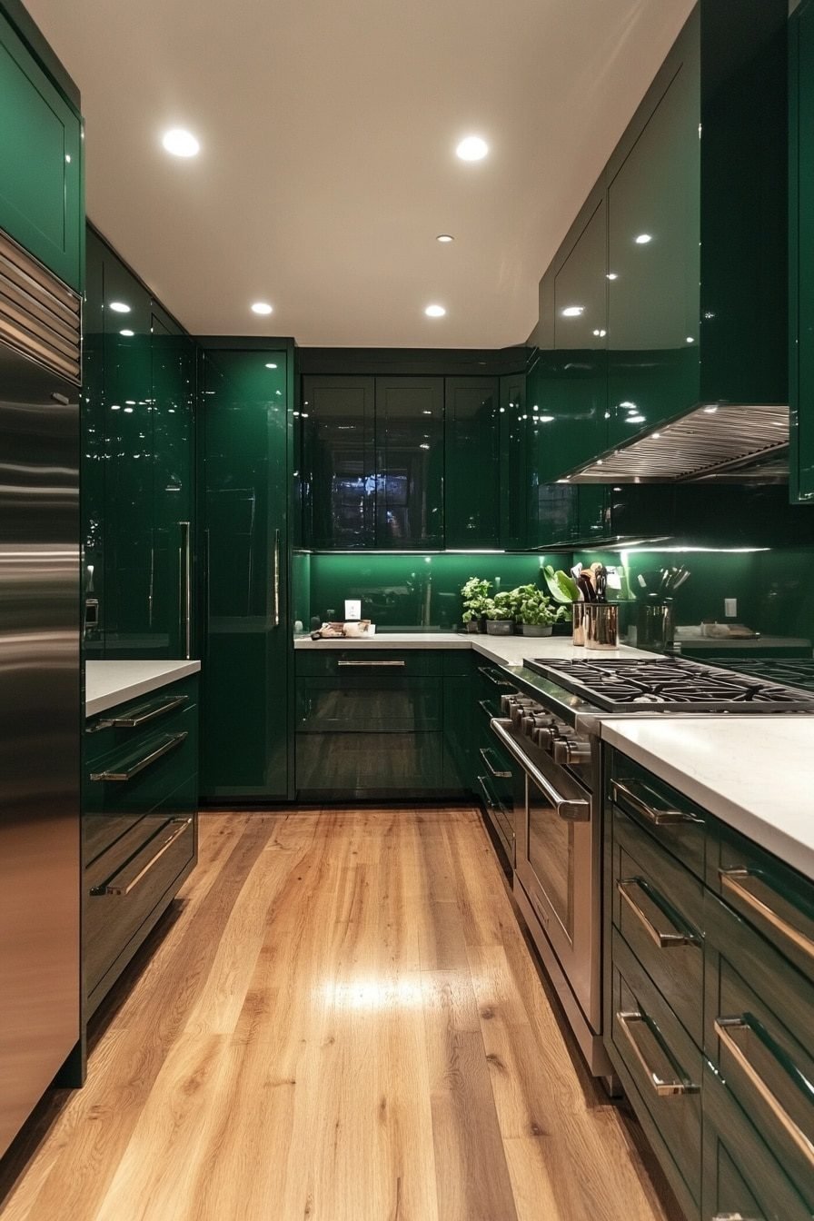 29 Dark Green Kitchen To Transform Your Kitchen Style
