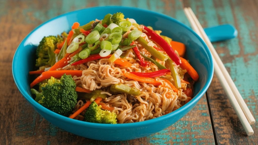15-Minute Veggie Ramen Stir-Fry