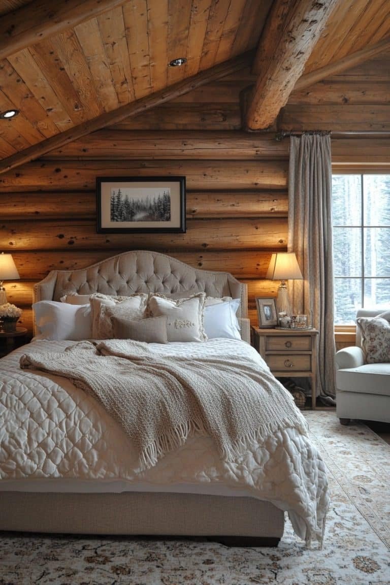 29 Log Home Decor Ideas For A Beautifully Balanced Design - Courtneys World