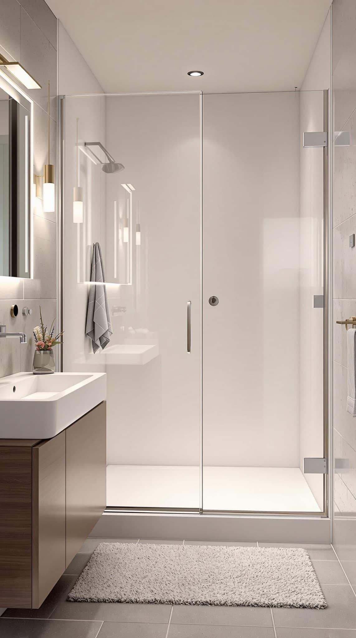 Creative Acrylic Walk-in Shower Ideas for Modern Bathrooms